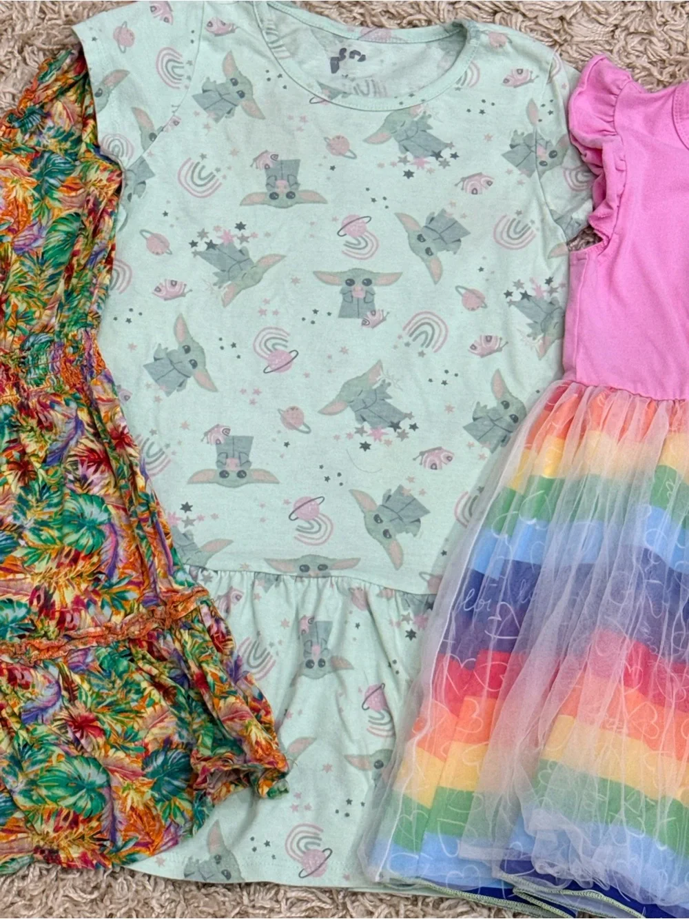 Girls Dress Bundle – Size 5 – 3-Pack – Bright & Colorful